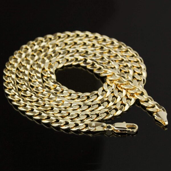 L & L Nation Mens 14k Gold Plated Cz MALVERDE Pendant Hip-Hop 6mm 30" Cuban #98 Chain - Image 3