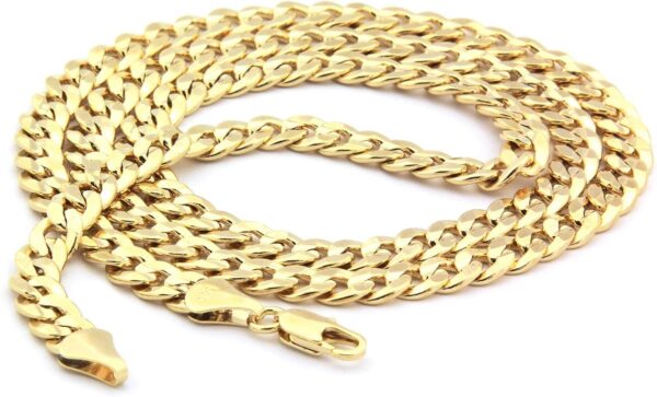 L & L Nation Mens 14k Gold Plated Cz MALVERDE Pendant Hip-Hop 6mm 30" Cuban #98 Chain - Image 4