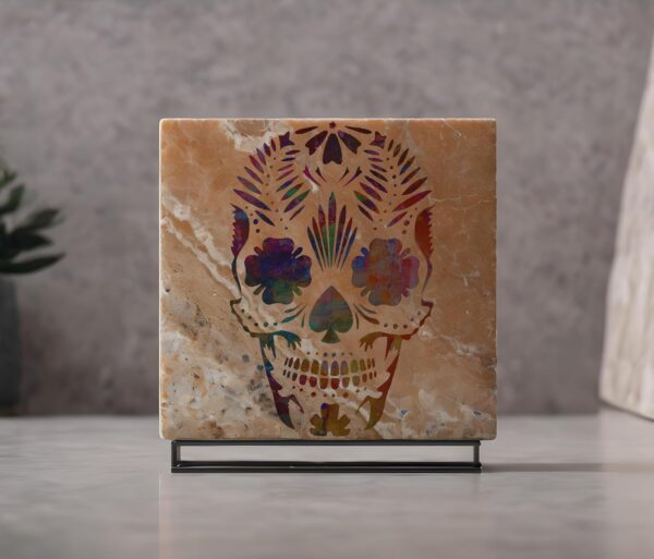 Day of the Dead Dia de los Muertos Sugar Skull Stencil Template Reusable for Painting on Walls, Wood, Arts and Crafts (340) - 11 x 17 Inches - Image 5