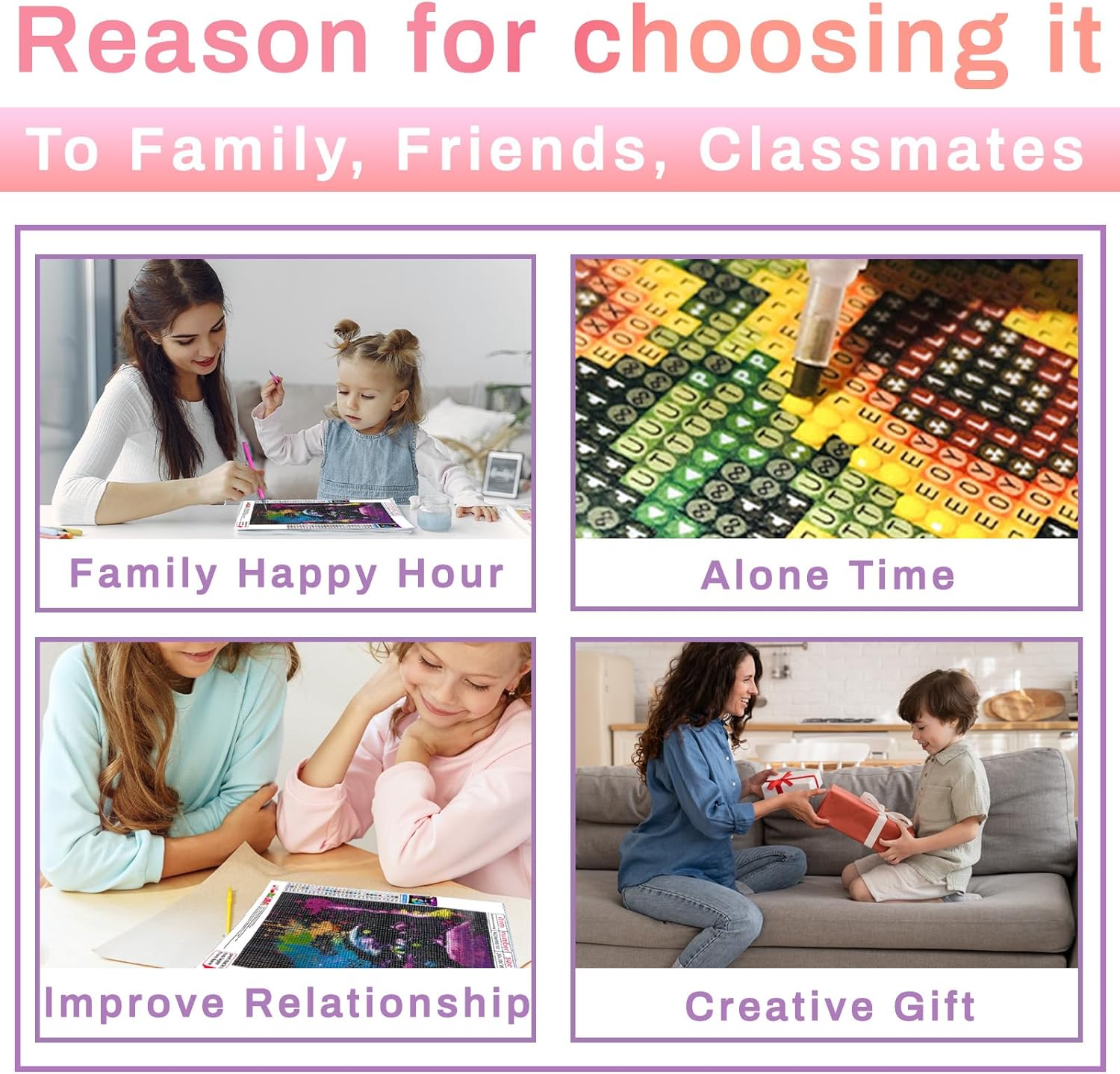 Golden Sugar Skull Diamond Painting, Sugar Skull Diamond Painting Kits, 5D DIY Diamond Painting Kits for Adults Kids Diamond Art, for Room Home Wall Decor Gift 12x16 inch - Image 3