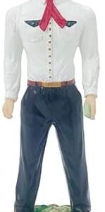 Love's Gift Jesus Malverde Standing Statues 12 Inches