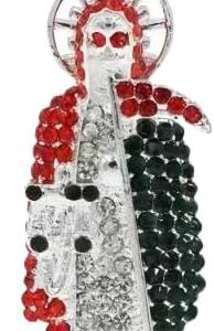 925 Sterling Silver Vintage La Santa Muerte Pendant for Women and Men - Holy Death's Jewelry for Necklace, No Chain - Holy Saint Death Religious Pendant for Women Men