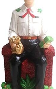 10" Statue of Jesus Malverde Sinaloa Figurine Mexico Estatua Figure Narco Saint