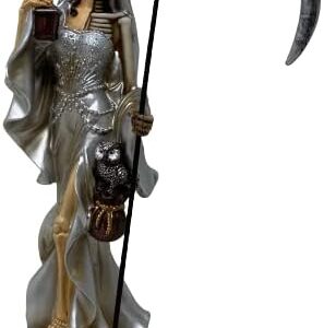 Cannan Santa Muerte 12" Mitad Mujer Holy Death Grim Reaper Skull Skeleton Half Woman Figure
