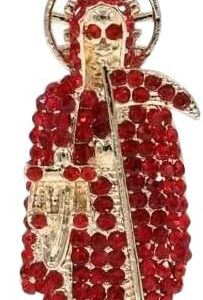 925 Sterling Silver Vintage La Santa Muerte Pendant for Women and Men - Holy Death's Jewelry for Necklace, No Chain - Holy Saint Death Religious Pendant for Women Men