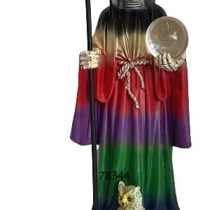 Cannan Santa Muerte 12" Siete Potencias 7 Colores Holy Death Figure