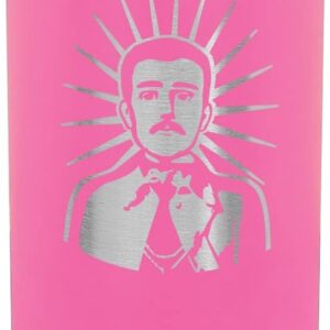 LaserGram 22oz Vacuum Insulated Skinny Tumbler, Malverde, Personalized Engraving Included (Pink)