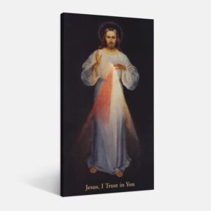 Jesus Divine Mercy Canvas Art Poster And Wall Art Picture Print Modern Family Bedroom Decor Posters 08x16inch(20x40cm)