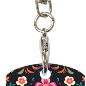 Metal Keychain for Car Motorcycle Rectangular Holder for Women Men,2 inche