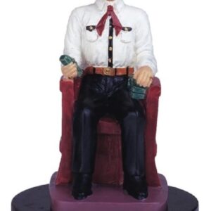 ICE ARMOR 5" H Jesus Malverde Statue Angel of The Poor Sinaloa Religious Figurine Holy Figurine Religious Decoration