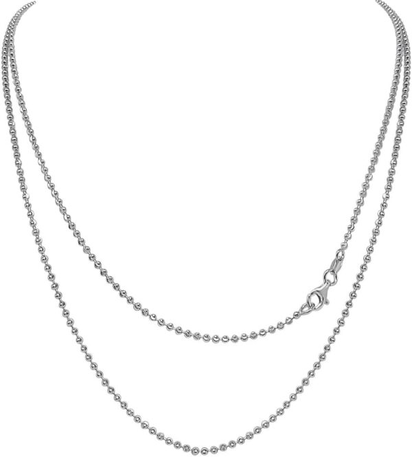 Small 1.60'' Real Sterling Silver Simulated Diamond 14K Gold Finish Jesus Malverde Sinaloa Narco El Santo Patron Frame Charm Pendant + Chain - Image 3