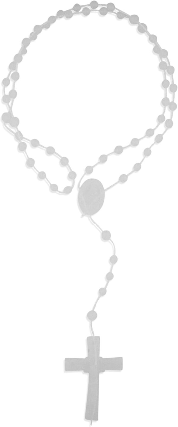Vatican Imports Plastic Economy Rosary | 10 Bright Colors | Perfect for Camps, Groups and Retreats | Made in Italy | Christian Prayer Accessories