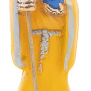 Luz Maria Image Resin Santa Muerte 15cm (Yellow)