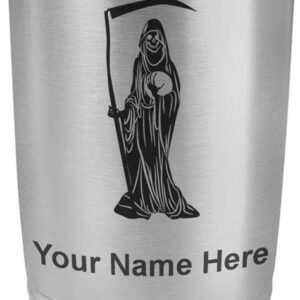LaserGram 20oz Vacuum Insulated Tumbler Mug, Santa Muerte, Personalized Engraving Included (Stainless Steel)