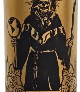 Santa Muerte Gold 7 Day Ritual Glass Candle