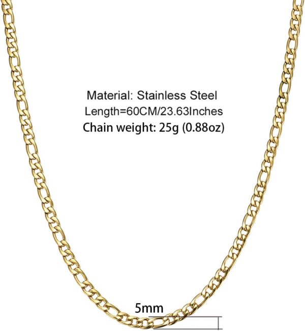 San Judas Tadeo Necklace Diamond 14K Gold Plated San Judas Tadeo Necklace San Judas Medalla (Gold 258) - Image 3