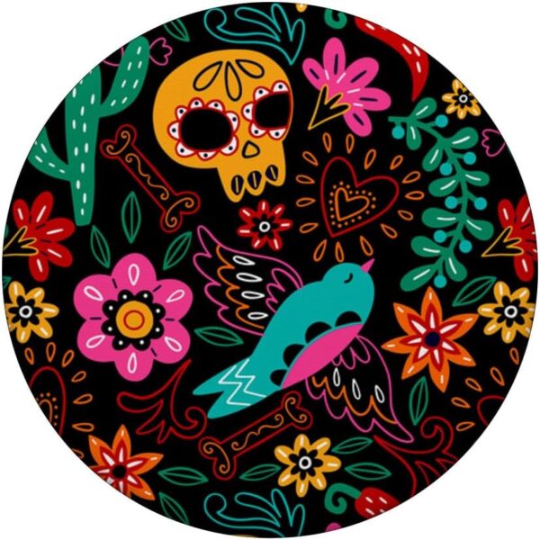 Sugar Skull Calavera Día de los Muertos Design for Mexicans PopSockets Standard PopGrip - Image 3