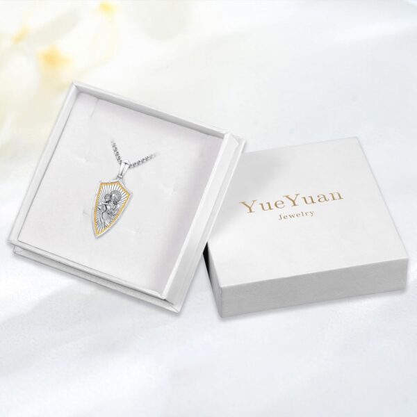 Gold Religious Necklace for Men Saint Michael/Christopher/Judas/Benedict/Joseph/Jude Pendant Religious Jewelry Gifts for Talisman Amulet - Image 6