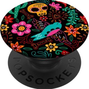 Sugar Skull Calavera Día de los Muertos Design for Mexicans PopSockets Standard PopGrip