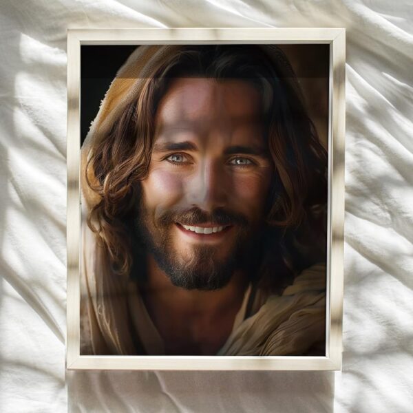 Jesus Picture Christian Faith decor - Jesus Painting - Jesus Decor - Jesus Posters 8x10 - Religious Signs - Spiritual Home Decor - Aesthetic Christian Decorations - God Decor - Inspirational Gifts - Image 8