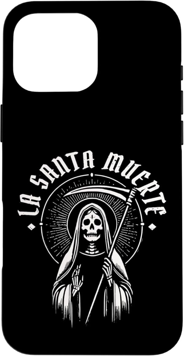 iPhone 16 Pro Max La Santa Muertes Dead Prayer Sacred Art – Mystical Women Case