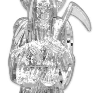 Claddagh Gold 925 Sterling Silver Santa Muerte (Grim Reaper) Pendant