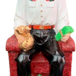 Jesus Malverde Bust Sinaloa Figurine Mexico Estatua Figure `10" Tall Statue New