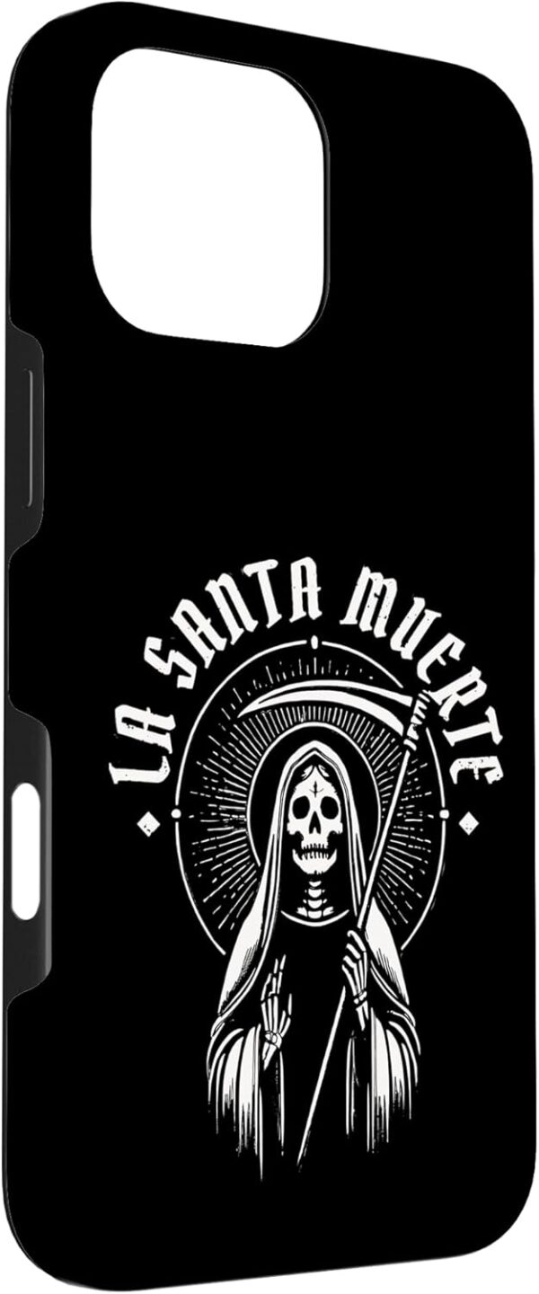 iPhone 16 Pro Max La Santa Muertes Dead Prayer Sacred Art – Mystical Women Case - Image 3