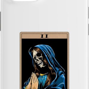 iPhone 14 Praying La Calavera Catrina - Santa Muertes Tarot Art Print Case