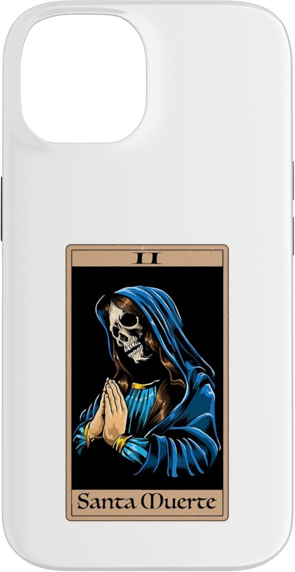iPhone 14 Praying La Calavera Catrina - Santa Muertes Tarot Art Print Case