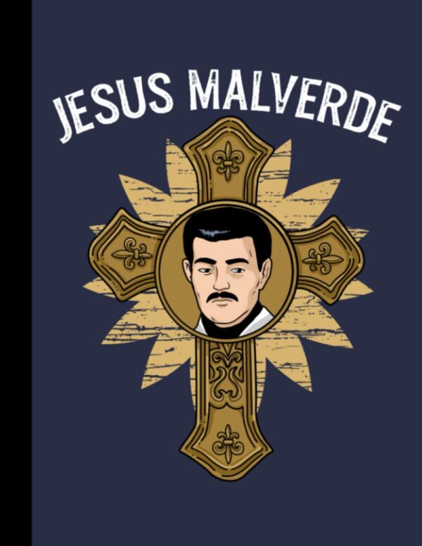 Jesus Malverde Composition Notebook 110 Pages Wide Ruled 8.5 x 11 in: Religious Gift