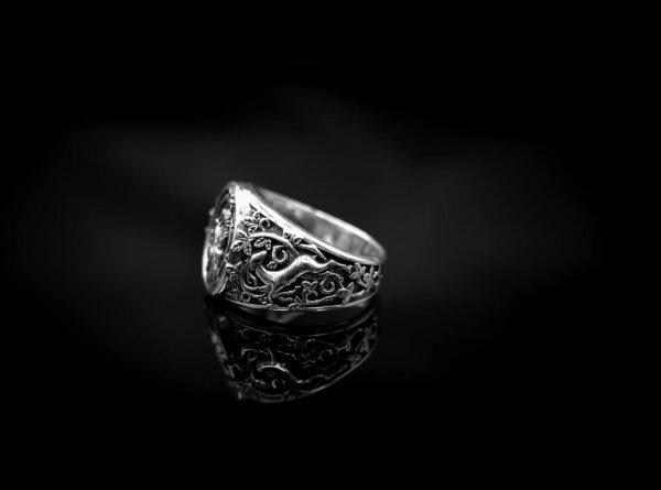 925 Sterling Silver Santa Muerte Ring Skull Jewelry Size 6-15 - Image 6