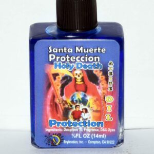 1 Piece Holy Death Protection Spiritual Oil Santa Muerte Proteccion Aceite Espiritual -1/2 FL OZ 14.7ML