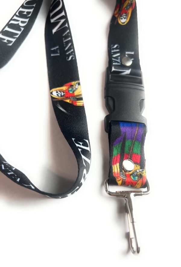 Santa Muerte Keychain Lanyard - Image 2