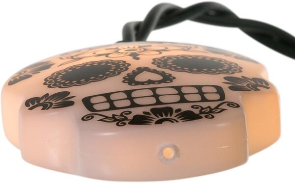 Kurt Adler UL 10-Light LED Sugar Skull Color Changing Light Set - Image 8