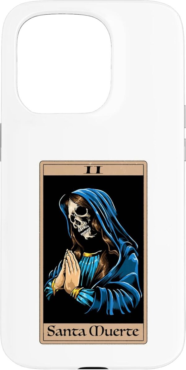 iPhone 15 Pro Praying La Calavera Catrina - Santa Muertes Tarot Art Print Case