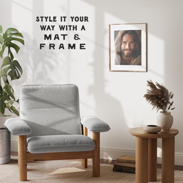 Jesus Picture Christian Faith decor - Jesus Painting - Jesus Decor - Jesus Posters 8x10 - Religious Signs - Spiritual Home Decor - Aesthetic Christian Decorations - God Decor - Inspirational Gifts - Image 6