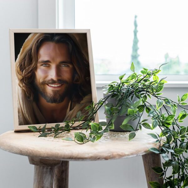 Jesus Picture Christian Faith decor - Jesus Painting - Jesus Decor - Jesus Posters 8x10 - Religious Signs - Spiritual Home Decor - Aesthetic Christian Decorations - God Decor - Inspirational Gifts - Image 7