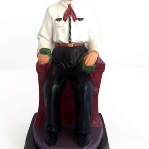 Adep 8 Inch Statue Jesus Malverde Sitting Religious Figurine Mexico Estatua