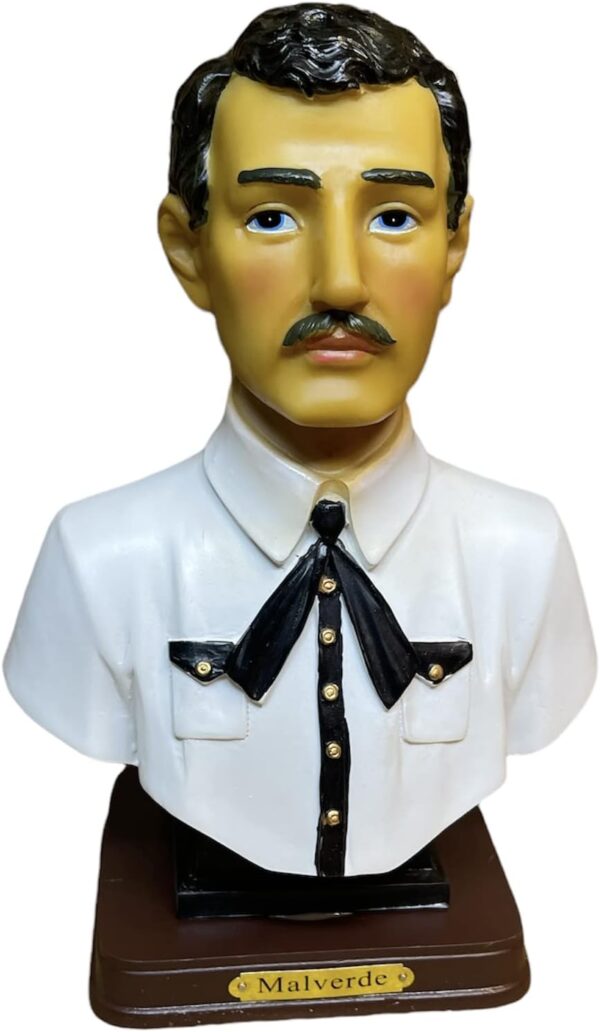 8 inch Busto de Estatua de Jesús Malverde Sinaloa Figura México Estatua Figure - Image 4
