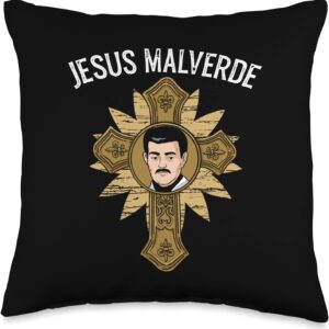 Jesus Malverde Gift Men Mexico Gifts Jesus Malverde Throw Pillow
