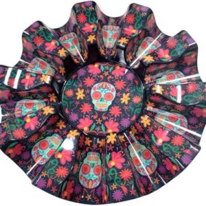 Prepara Day of The Dead Taco Carousel, Black