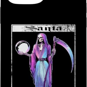 Vintage Santa Muertes Arts Magic Skulls La Catrina Case for iPhone 13 Pro Max