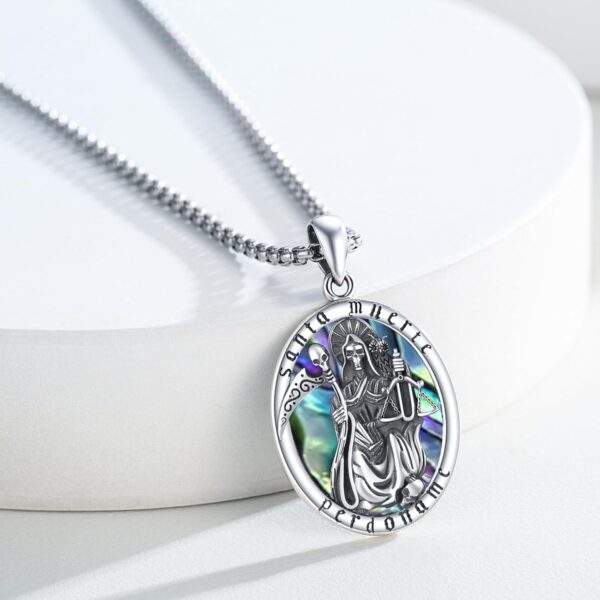 St Michael/St Christoper/St Sebastian/Guadalupe/Guardian Angel/Santa Muerte/Jude/Joseph Pendant Necklace for Men Women 925 Sterling Silver Catholic Religious Protector Amulets Necklaces - Image 6
