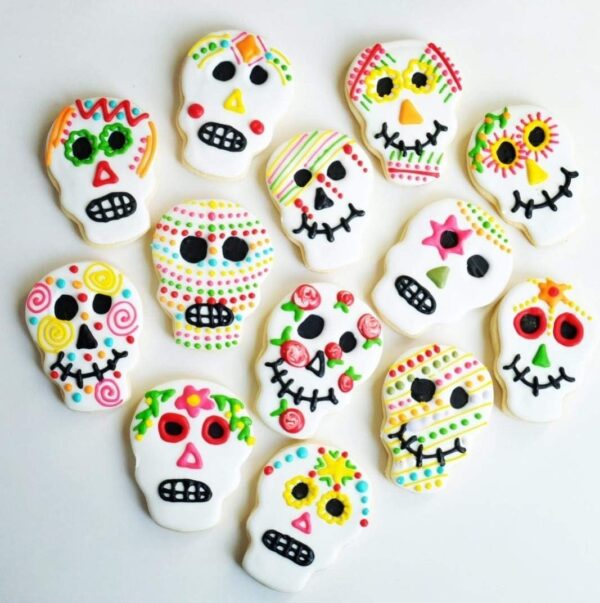Skull Cookie Cutter Halloween Day of the Dead Día de Los Muertos Sugar Skull, 3.5" Made in USA by Ann Clark - Image 8
