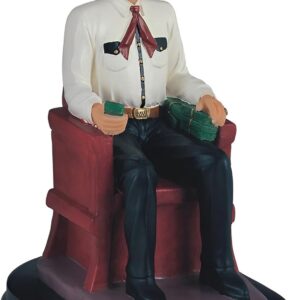 ICE ARMOR 10.5" H Jesus Malverde Statue Angel of The Poor Sinaloa Religious Figurine