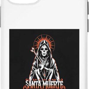 iPhone 12/12 Pro PATRON SAINT OF DEATH SANTA MUERTE MEXICAN FOLK HEALER ART Case