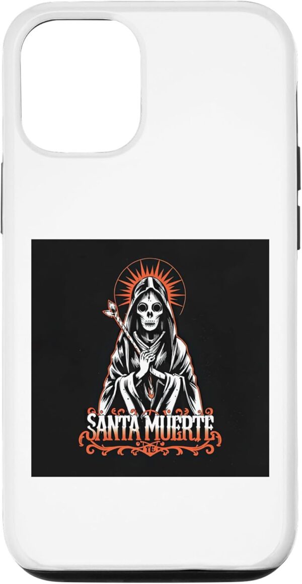 iPhone 12/12 Pro PATRON SAINT OF DEATH SANTA MUERTE MEXICAN FOLK HEALER ART Case