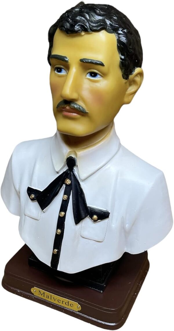 8 inch Busto de Estatua de Jesús Malverde Sinaloa Figura México Estatua Figure - Image 2