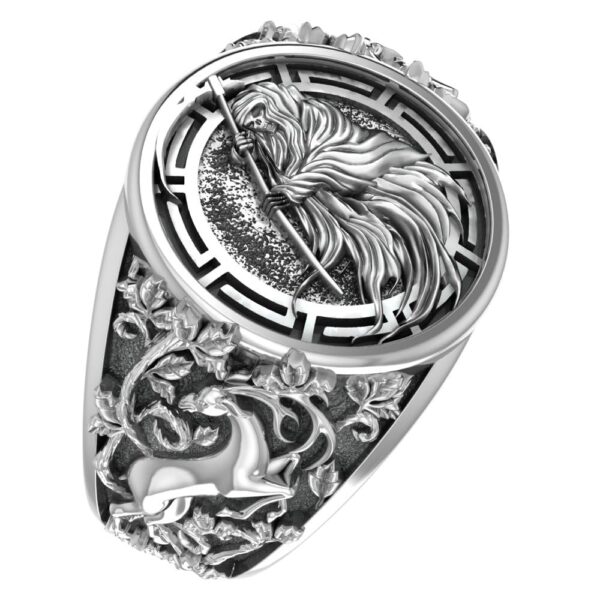 925 Sterling Silver Santa Muerte Ring Skull Jewelry Size 6-15